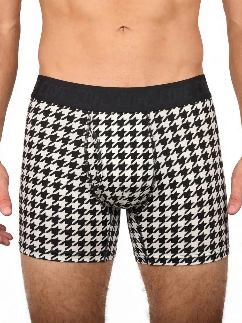 Organic Cotton Boxers - Houndstooth